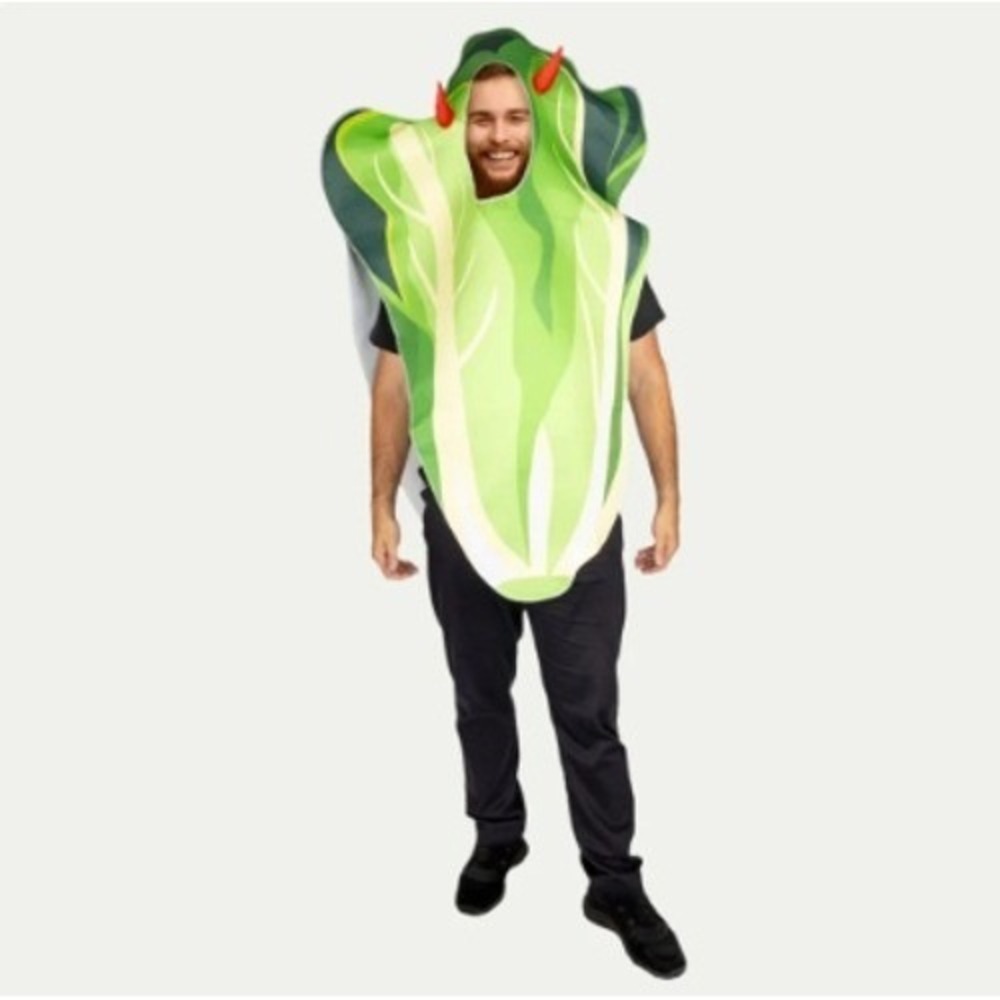 NEW Hauntlook Devils Lettuce Unisex Adult One Size Funny Vegetable Costume